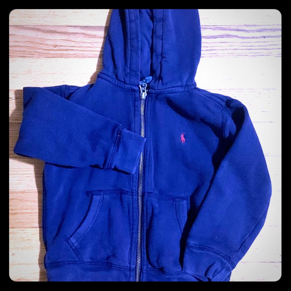Polo Zip Up Hoodie Size 4T GUC